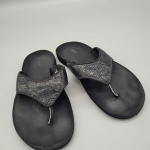 SPEEDO Womens Size 10 Black SANDALS SHOES Flip Flops